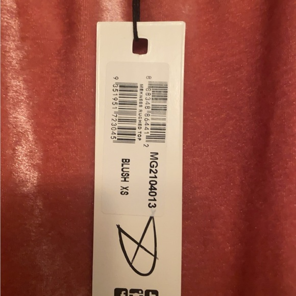 MinkPink Mekness Ruched Top in Blush. Made in Australia MSRP 70$ size XS. - Picture 3 of 5